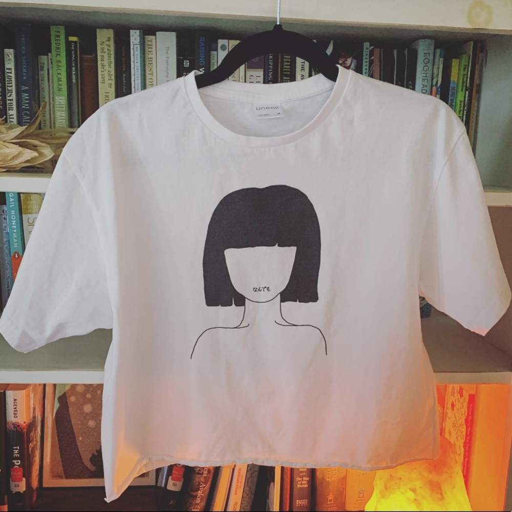 “Whatever” Grunge crop tee. Never worn.